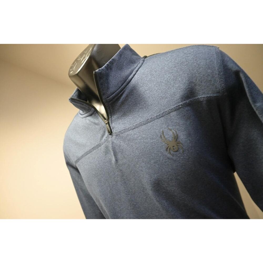 Spyder Fleece Athletic Jacket 1/4‎ Zip Performance Long Sleeve Mens Size Medium